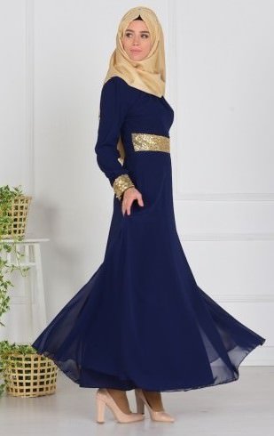 HARDAL SARISI VE LACİVERT UYUMU