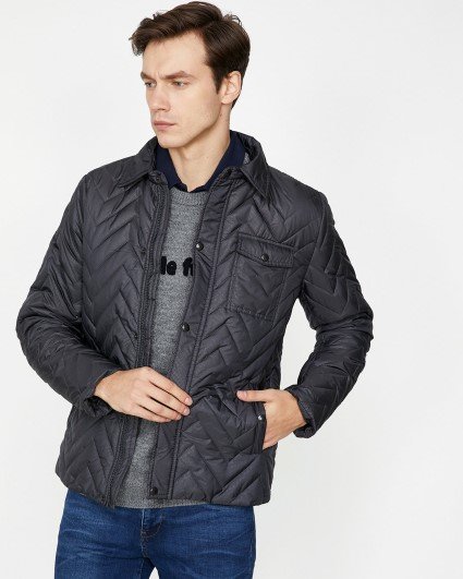 Koton Desenli Erkek Mont