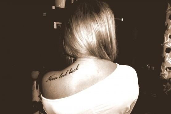 never look back never look back