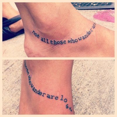 not all those who wandr are lost not all those who wandr are lost